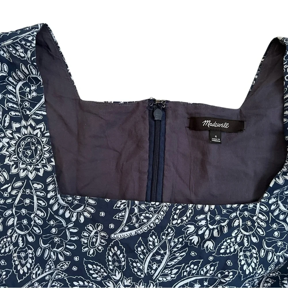 Madewell Puff Sleeve Mini Dress - Picture 6 of 13